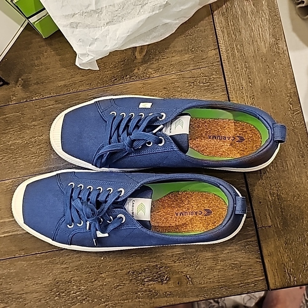 Cariuma OCA Low Shadow Blue Cancas Sneaker